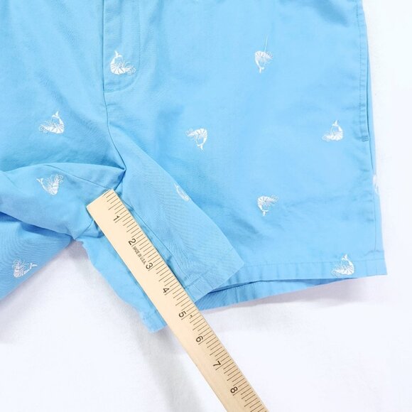 Lilly Pulitzer Shorts Palm Beach Size 10 Embroidered Crawfish Shrimp Pockets 5" - Picture 7 of 13